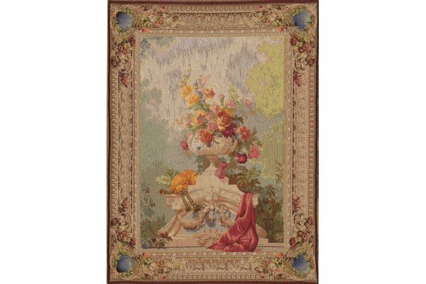 Gobelín Tapisserie Bouquet Cornemuse